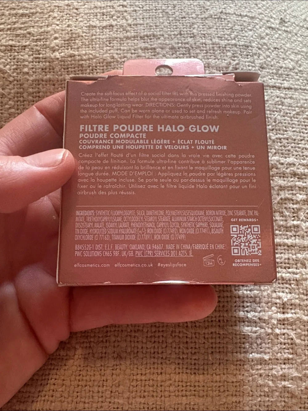 e.l.f. Halo Glow Powder Filter Pressed Powder - deep neutral